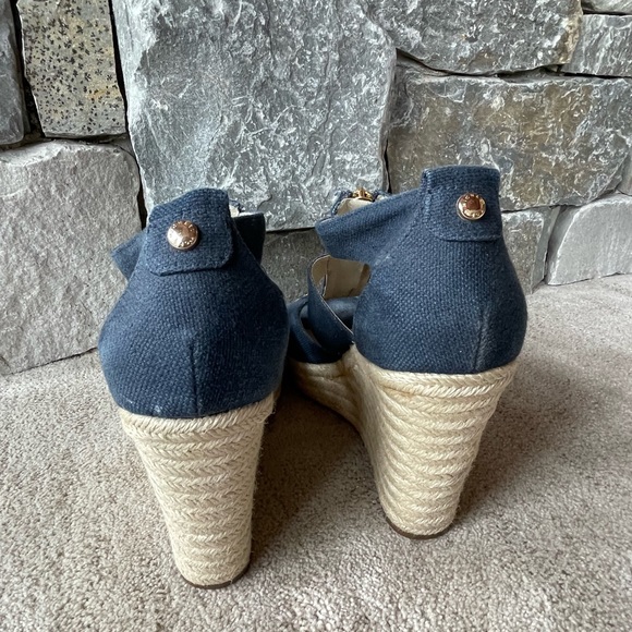 Navy platform sandals - Picture 4 of 8